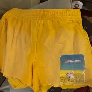 Boys Lie Mustard Graphic Shorts
